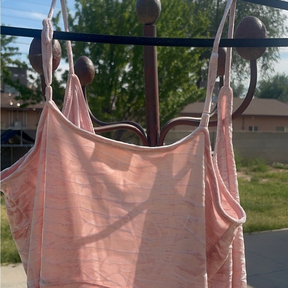 Everly Light Pink Asymmetrical Wrap Dress - Picture 10 of 12